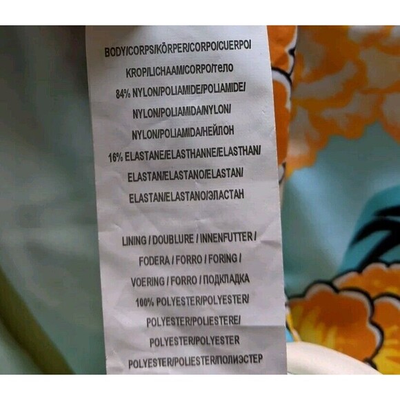 The Bikini Lab Yellow and Blue Floral One Piece - Picture 9 of 13